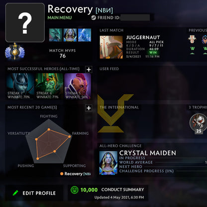 Divine I | MMR: 4690 - Behavior: 10000