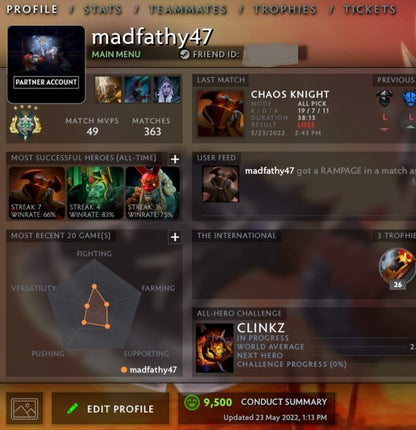 Archonte IV | MMR : 2800 - Comportement : 9500 