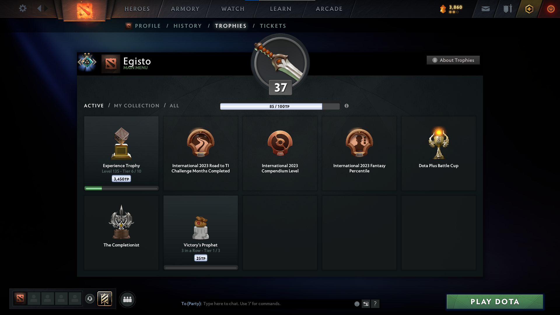 Crusader II | MMR: 1656 - Behavior: 10145 - Communication: 10145