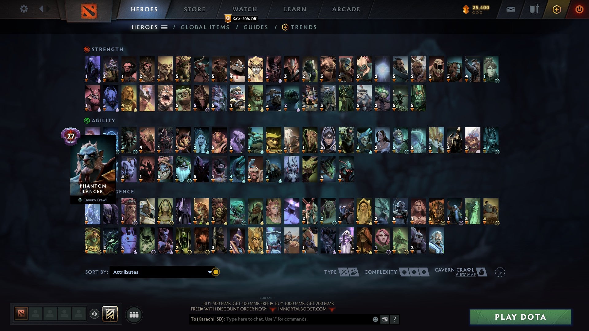 Immortal [Leaderboard] | MMR: 5820 - Behavior: 9405