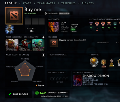 Guardian III | MMR: 1090 - Behavior: 8027