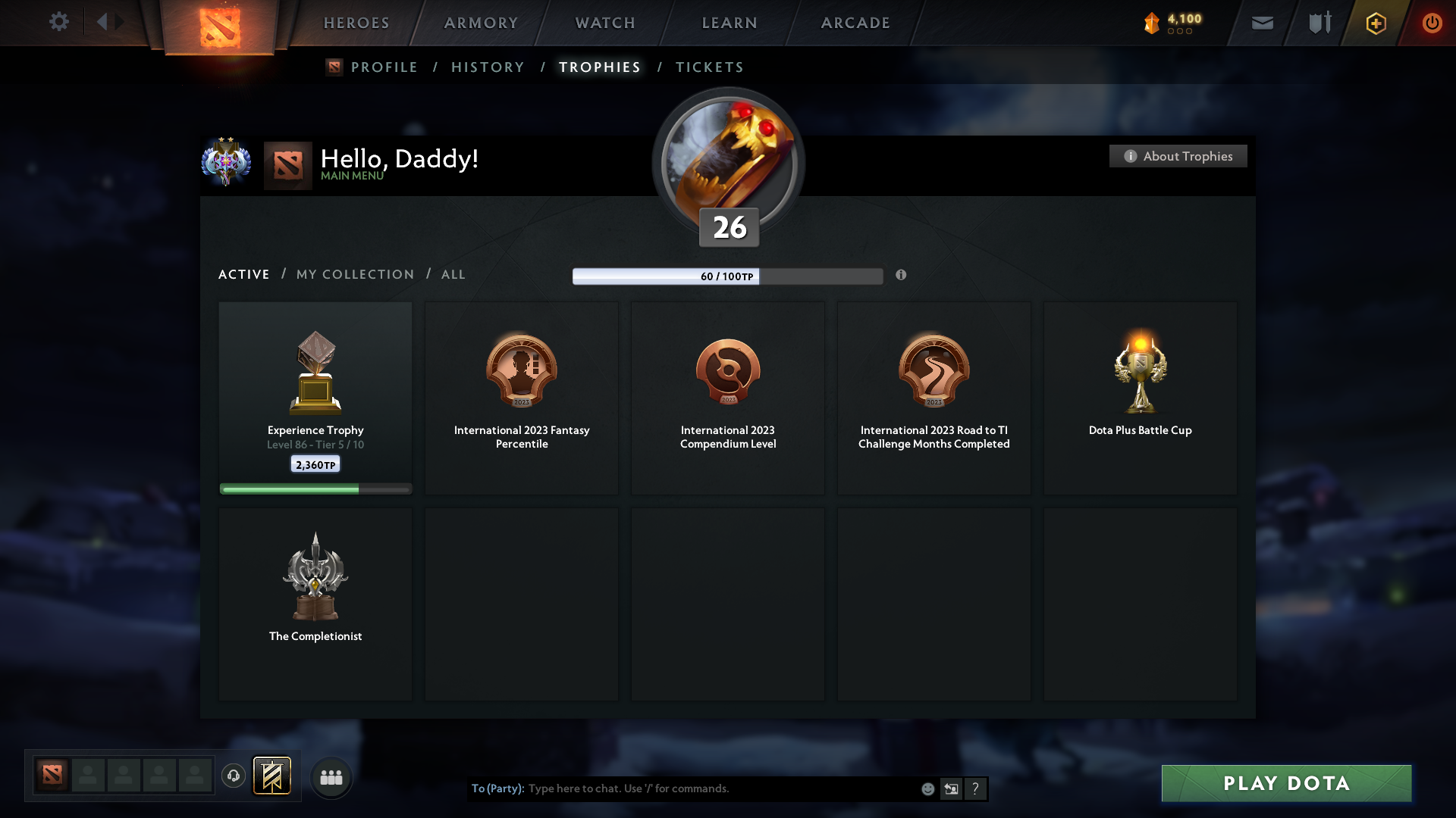 Ancient II | MMR: 4026 - Behavior: 9680 - Communication: 9859