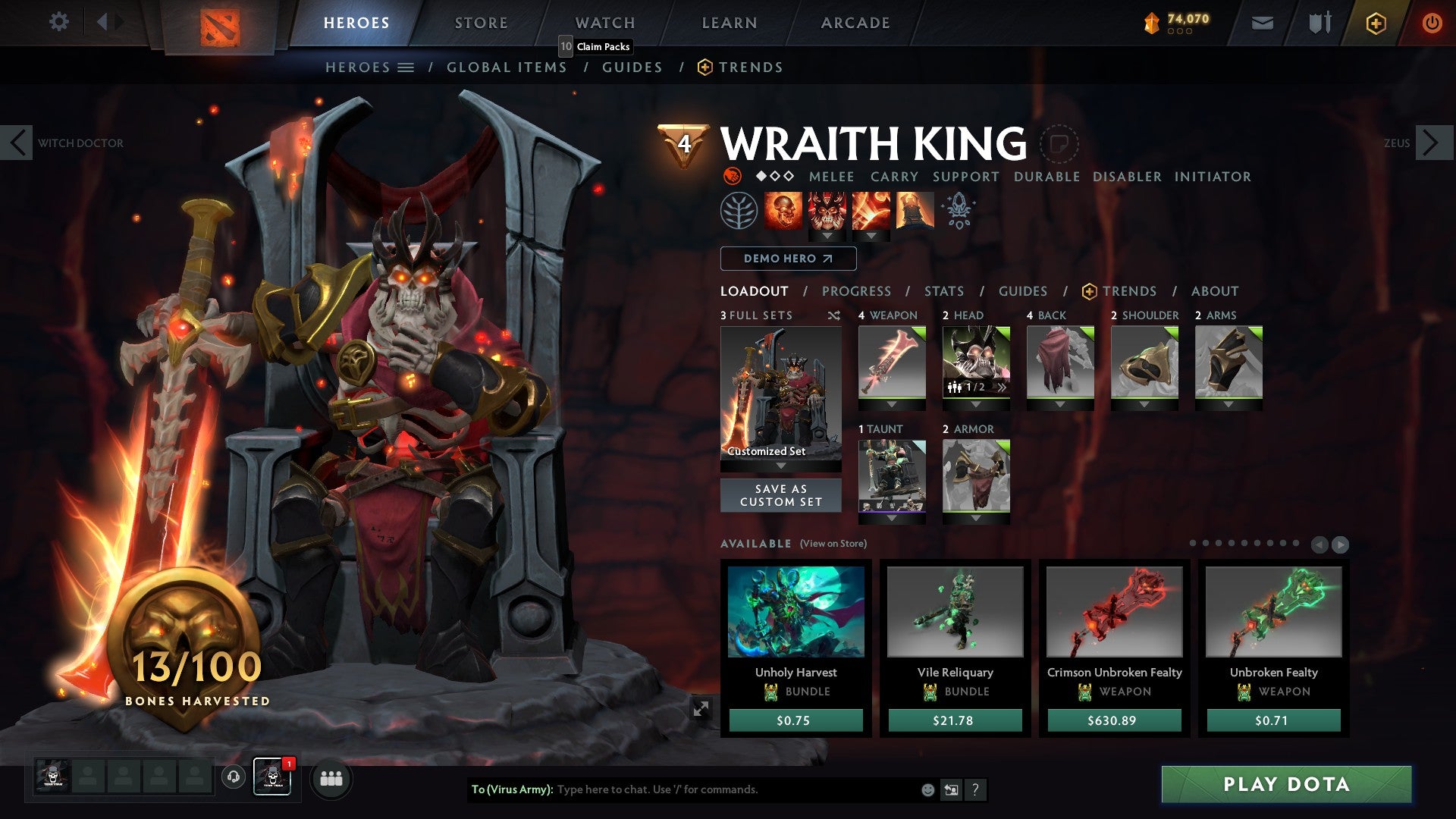 Croisé V | MMR : 2130 - Comportement : 10000