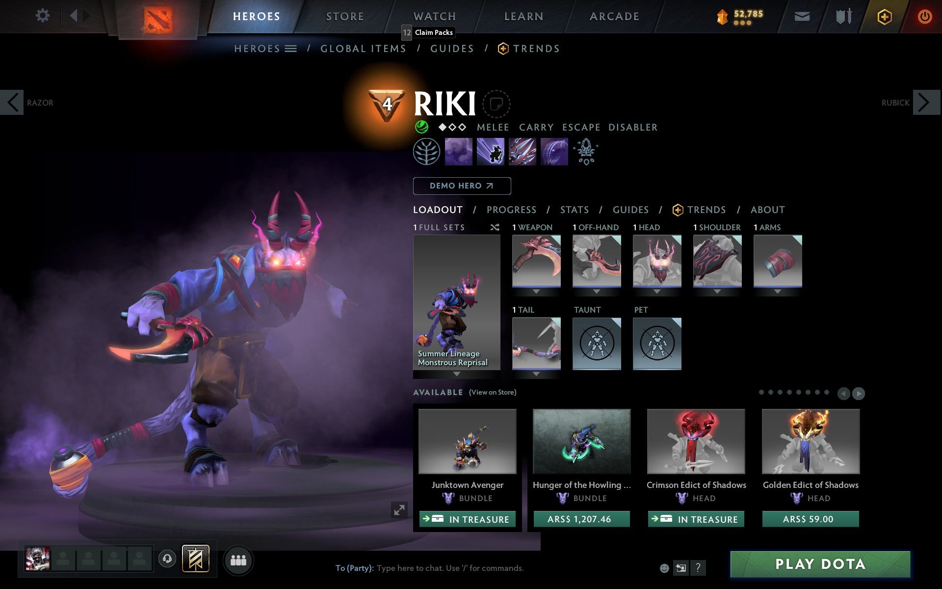 Ancient V | MMR: 4483 - Behavior: 9673