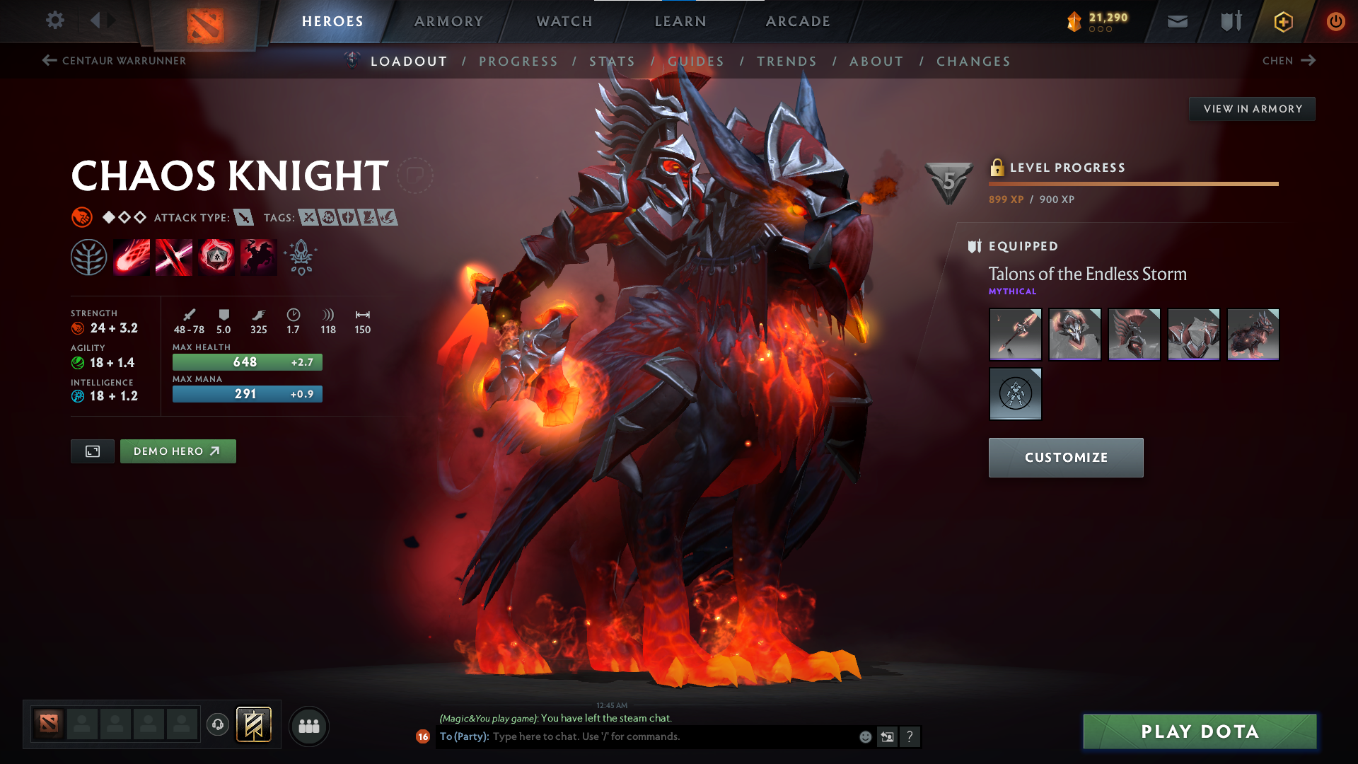 Legend III | MMR: 3411 - Behavior: 10258 - Communication: 10258