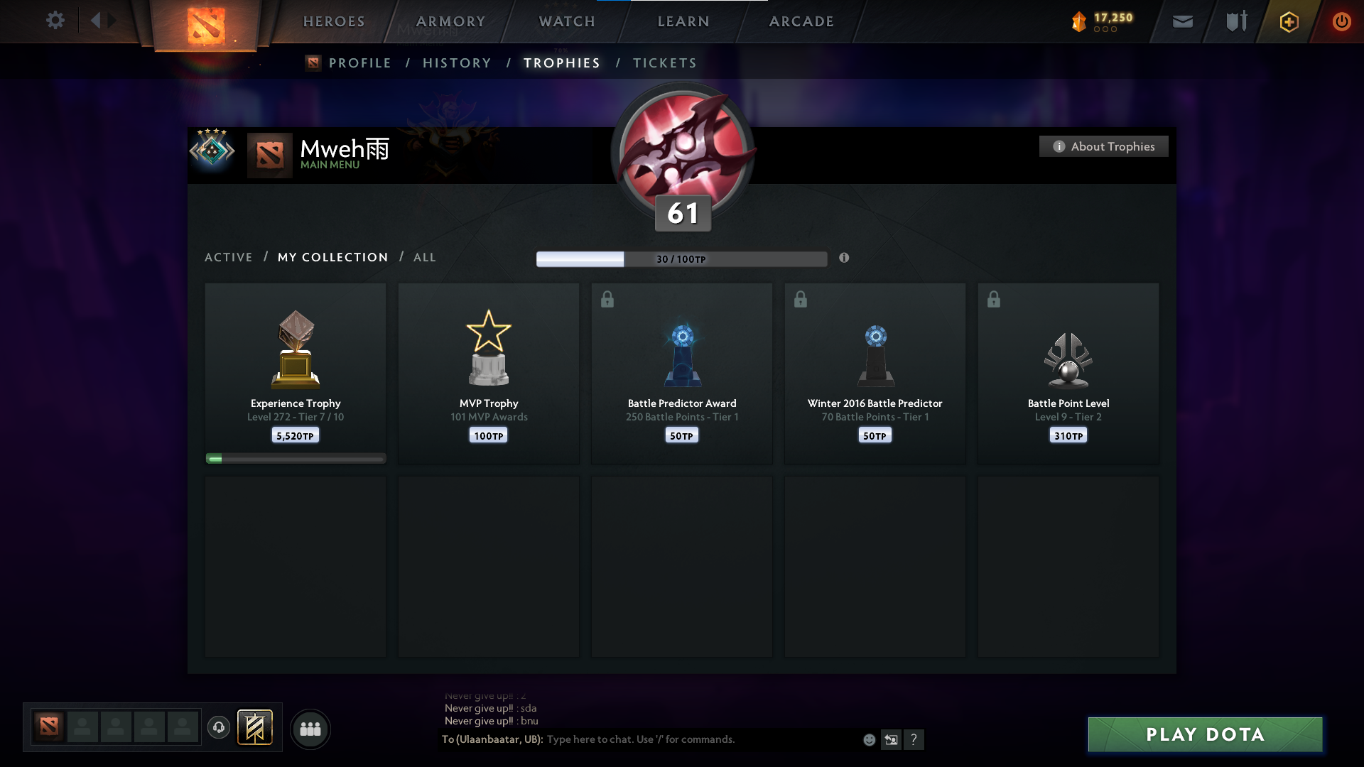 Crusader IV | MMR: 2110 - Behavior: 10296 - Communication: 9270