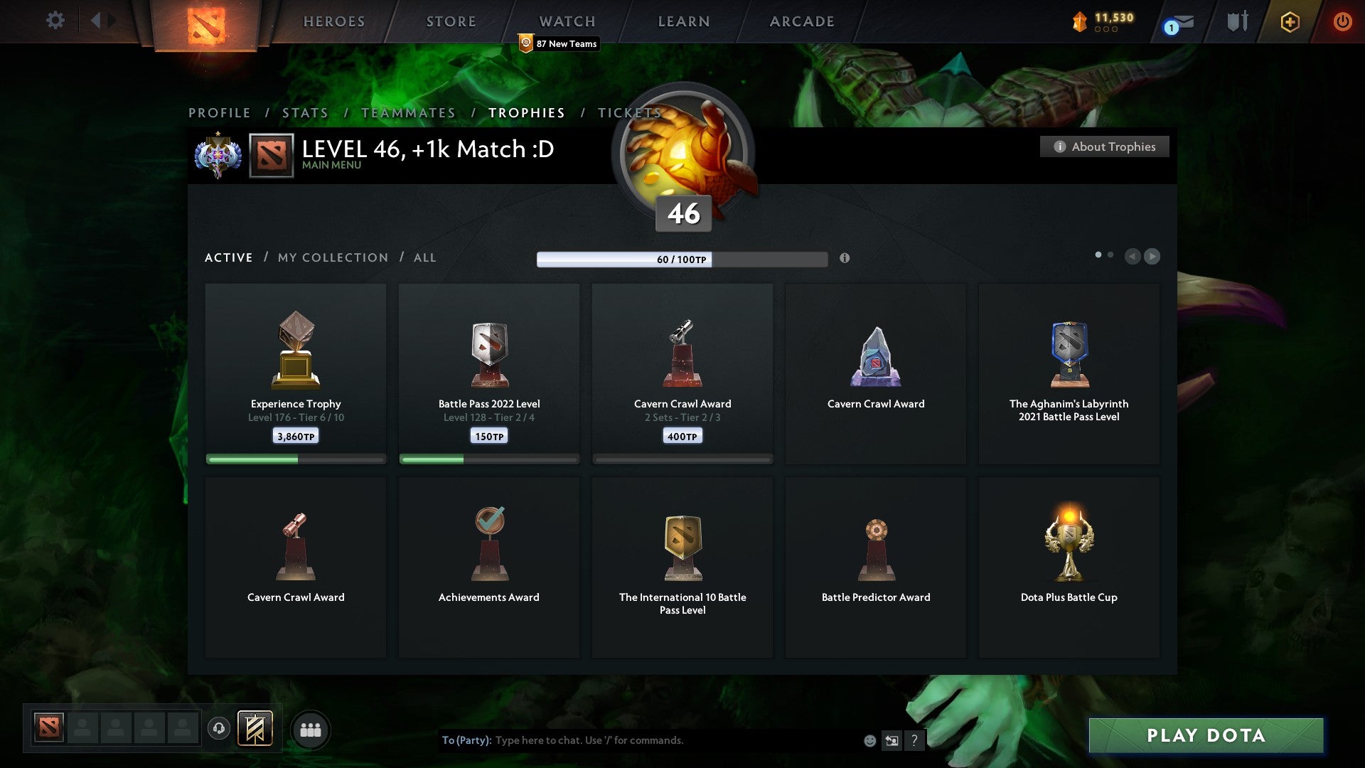 Ancient I | MMR: 3870 - Behavior: 9390