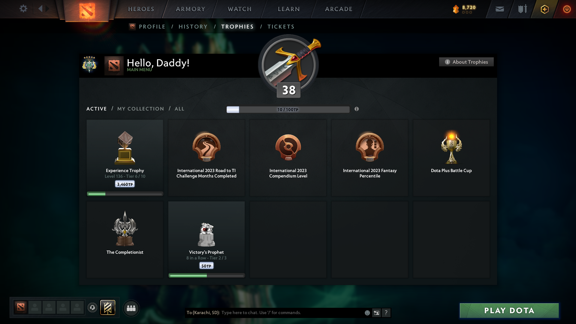 Archon V | MMR: 2825 - Behavior: 10473 - Communication: 10473