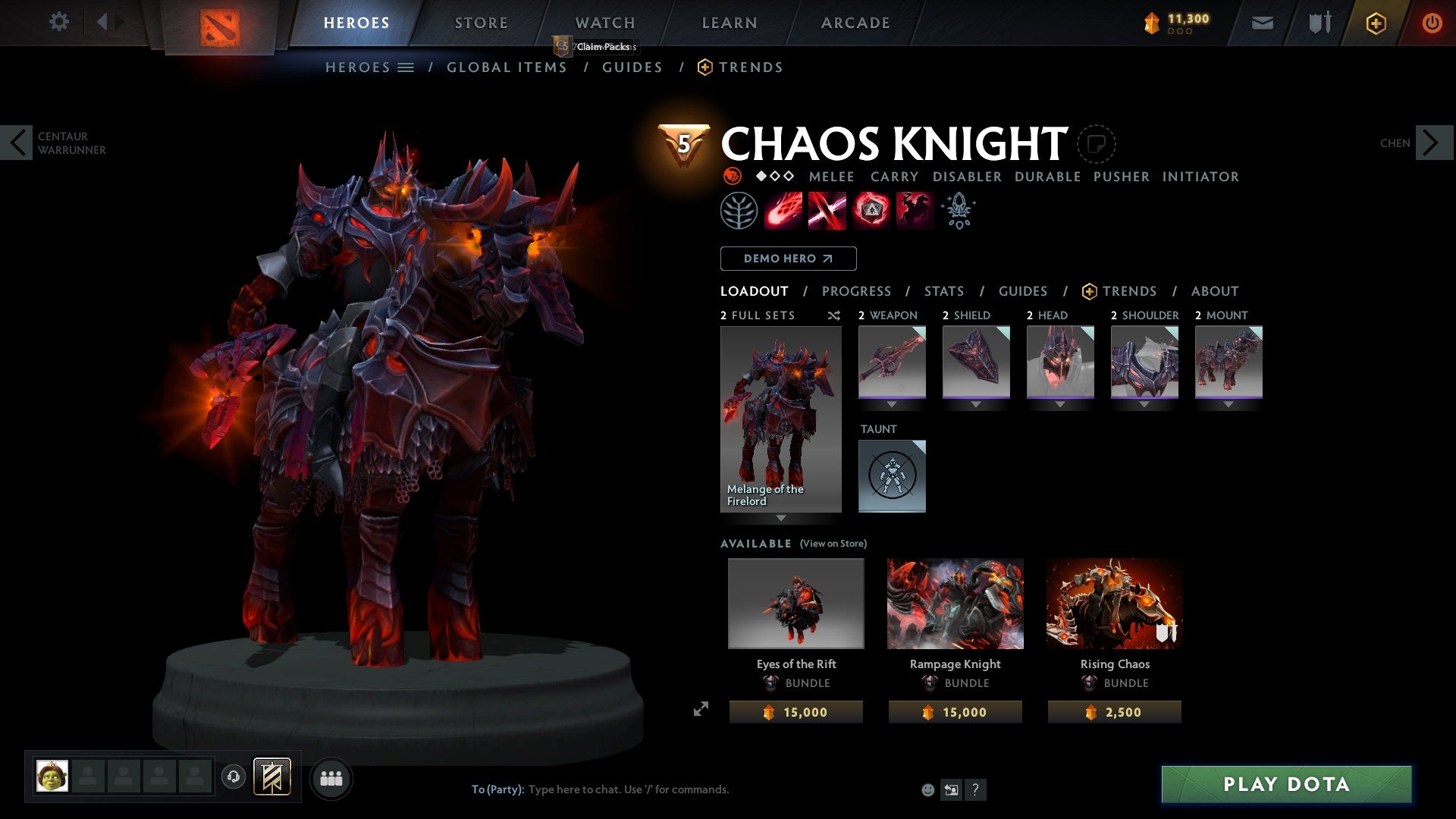 Legend I | MMR: 3100 - Behavior: 9840