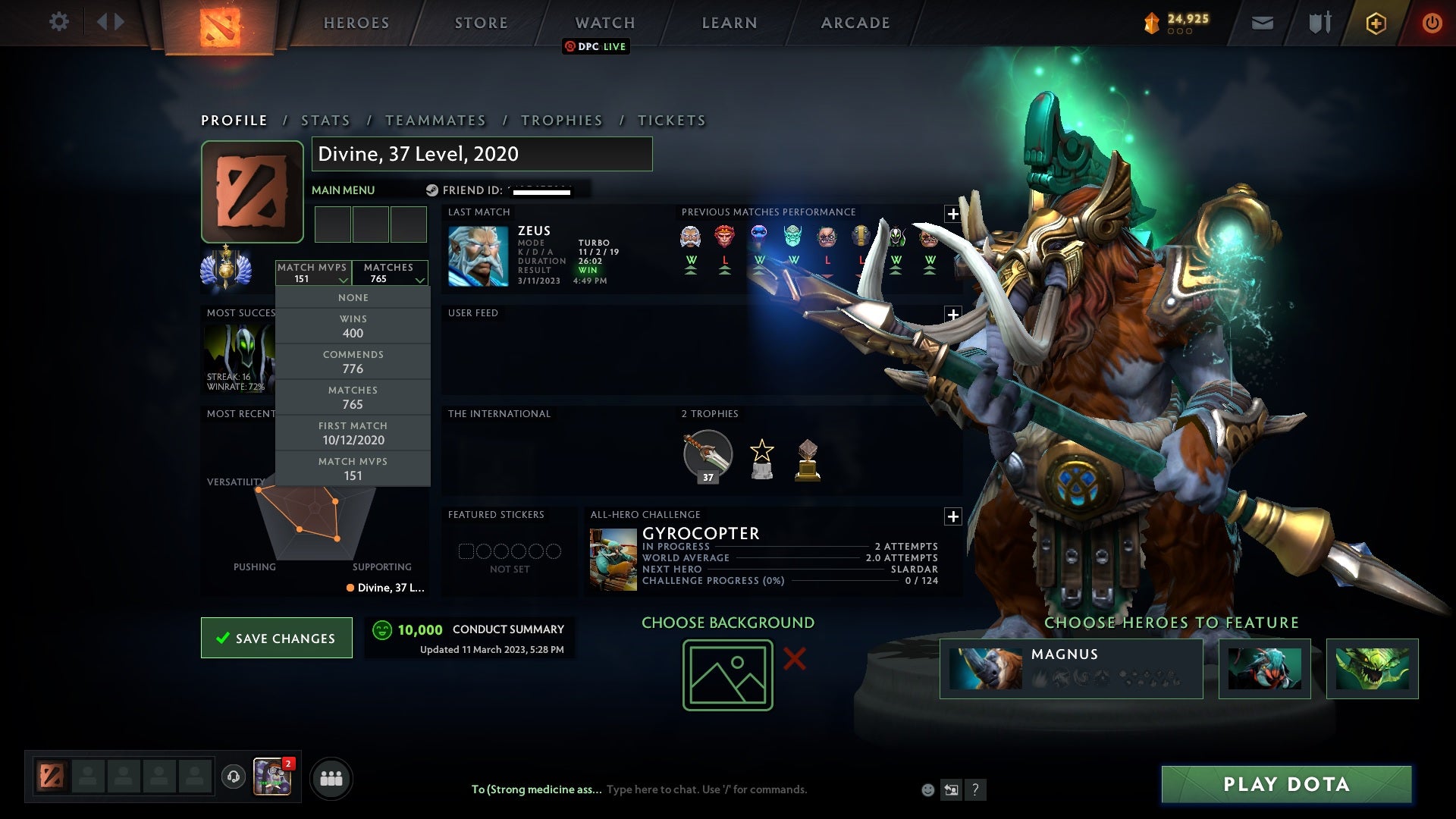 Divine I | MMR: 4530 - Behavior: 10000