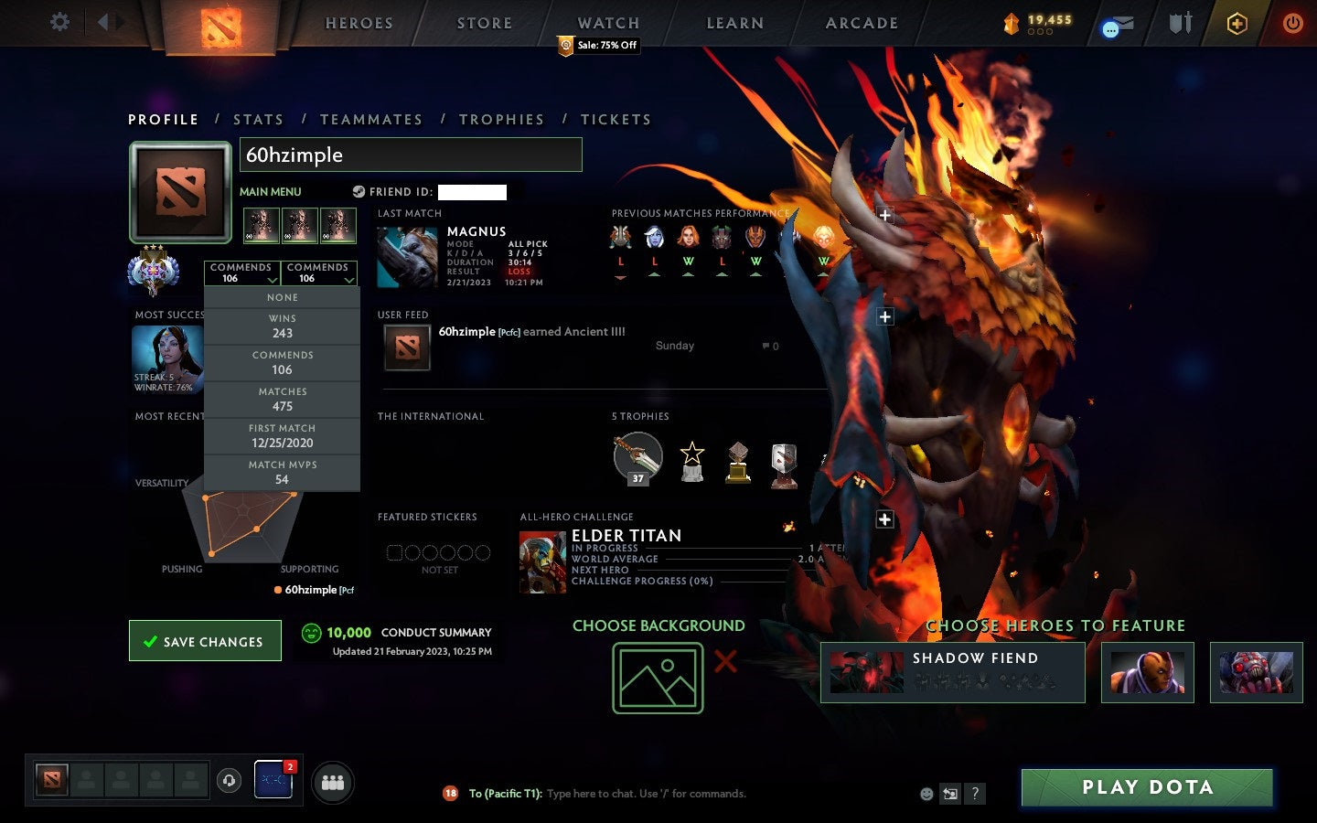 Ancient III | MMR: 4200 - Behavior: 10000