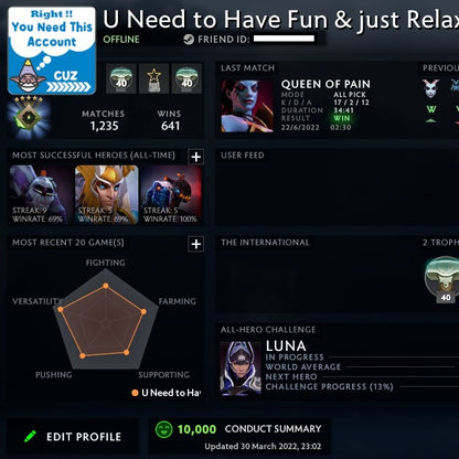 Héraut V | MMR : 680 - Comportement : 10000 