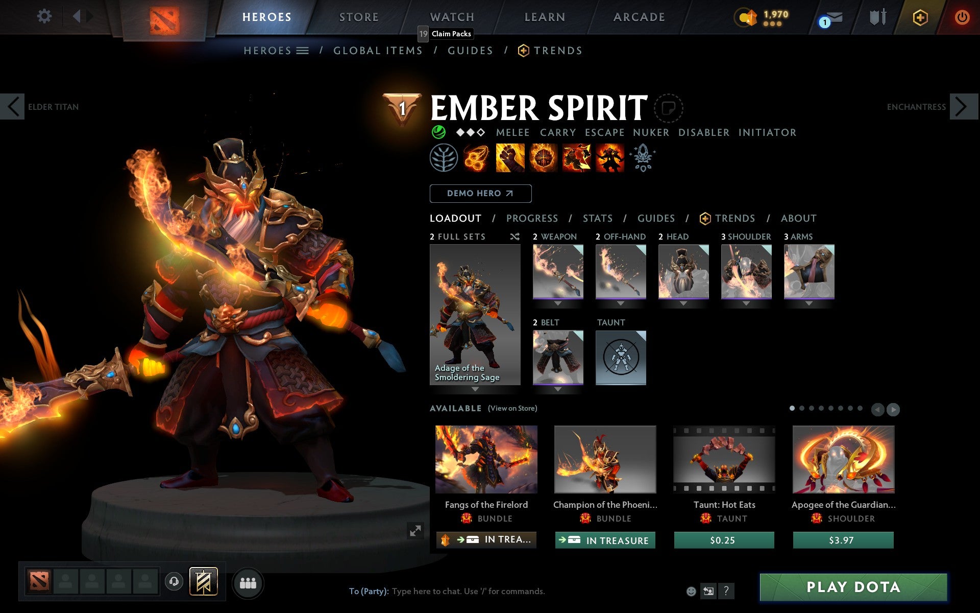 Legend IV | MMR: 3606 - Behavior: 9280