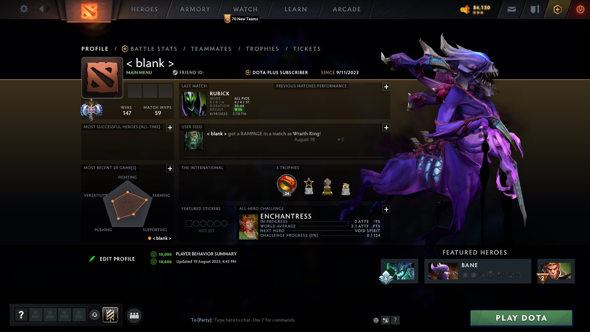 Ancient I | MMR: 3771 - Behavior: 10000 - Communication: 10000