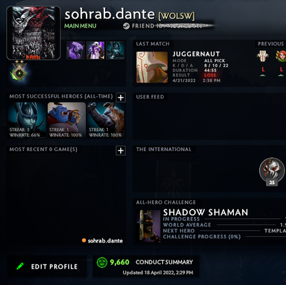 Héraut II | MMR : 10 - Comportement : 9660 