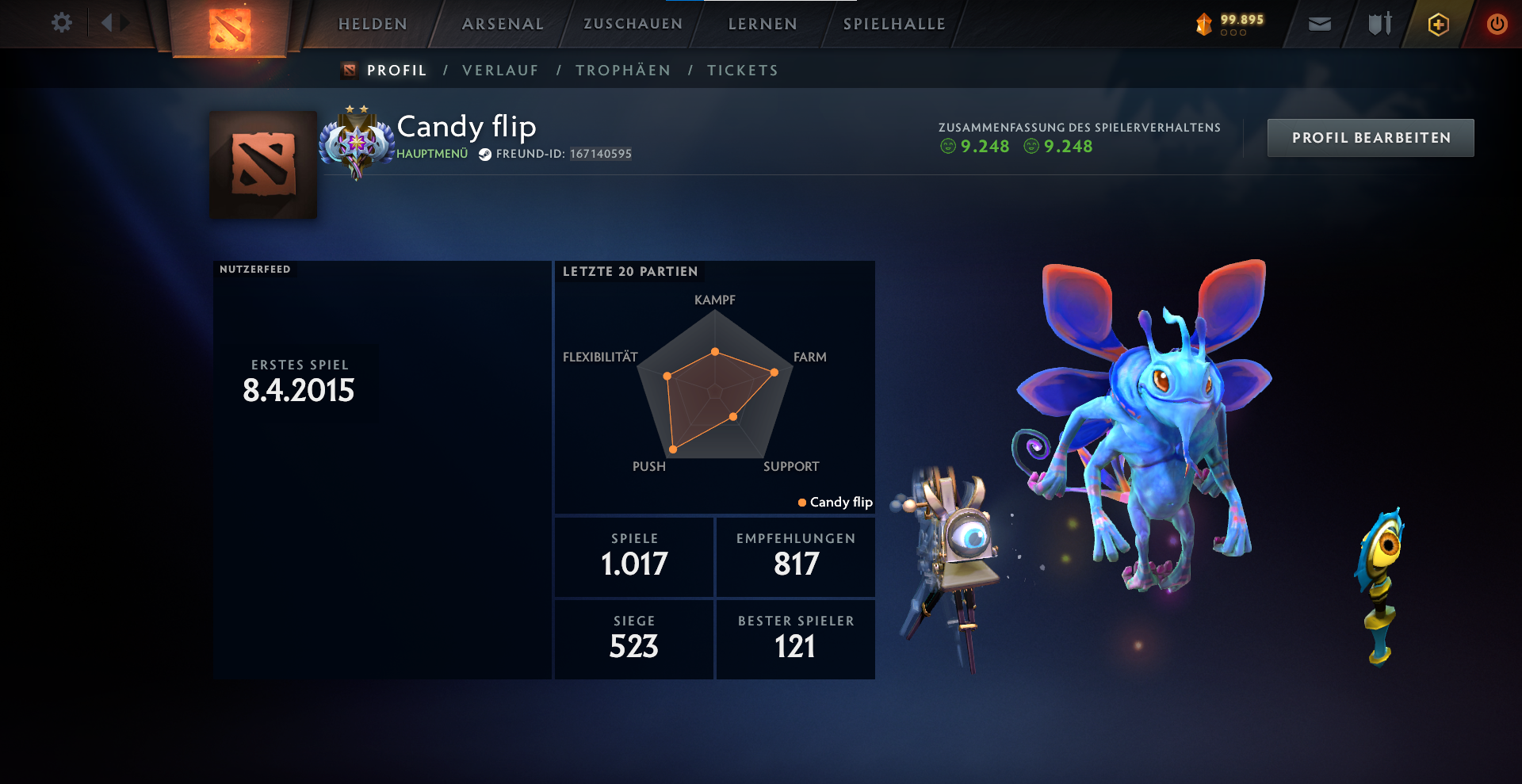 Ancient II | MMR: 3991 - Behavior: 9248