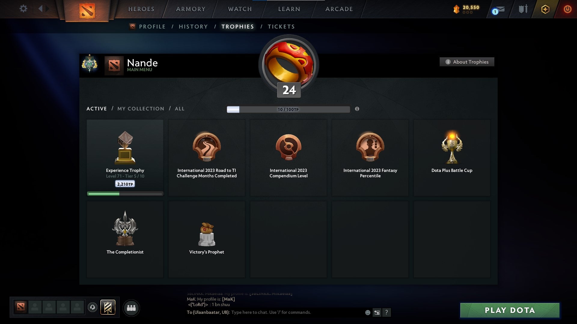 Archon I | MMR: 2339 - Behavior: 8120 - Communication: 8120