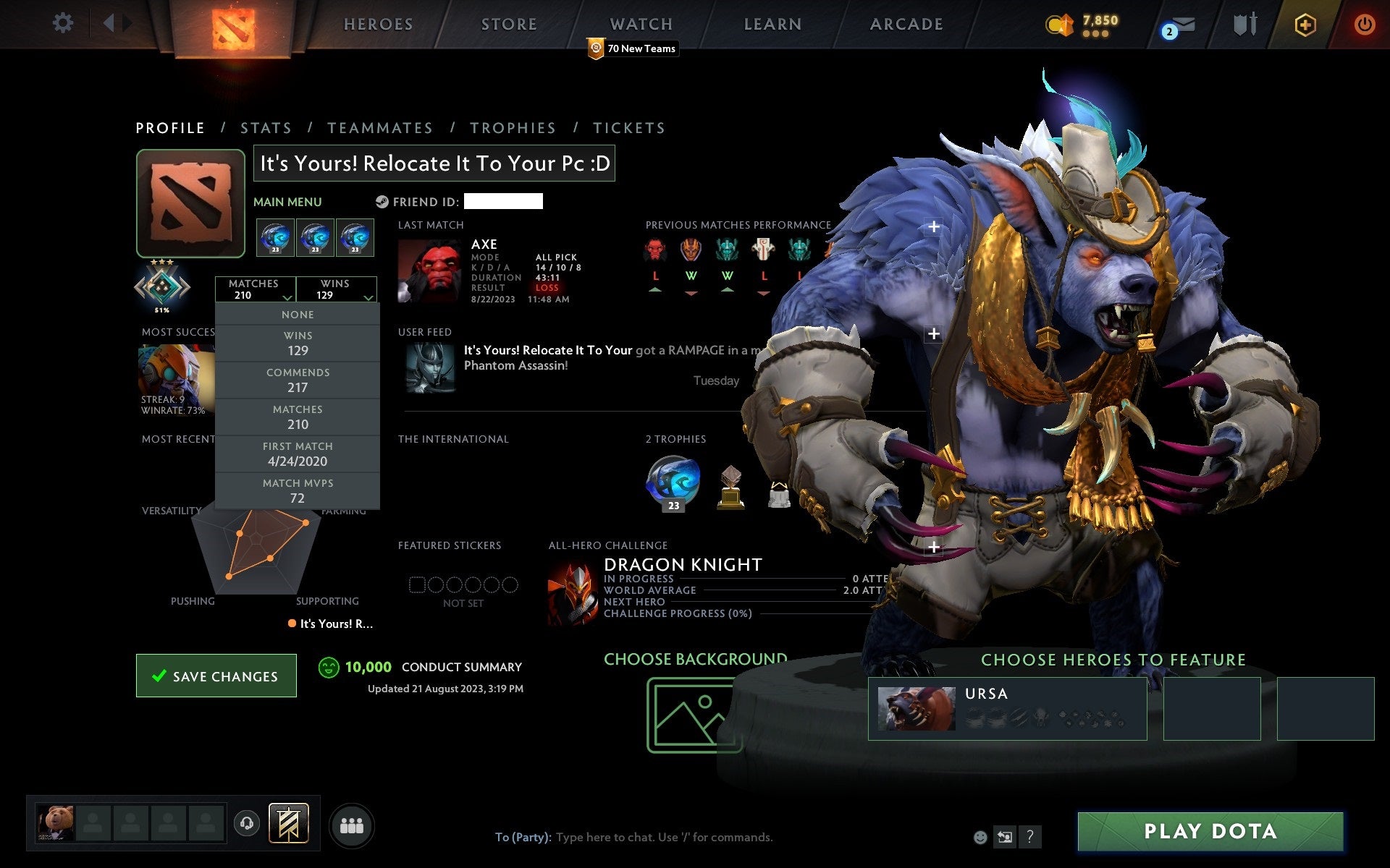 Crusader III | MMR: 1928 - Behavior: 10000