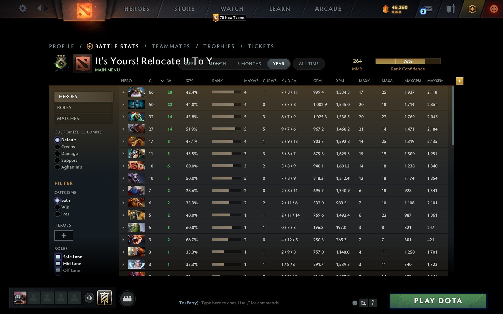 Herald III | MMR: 264 - Behavior: 10000