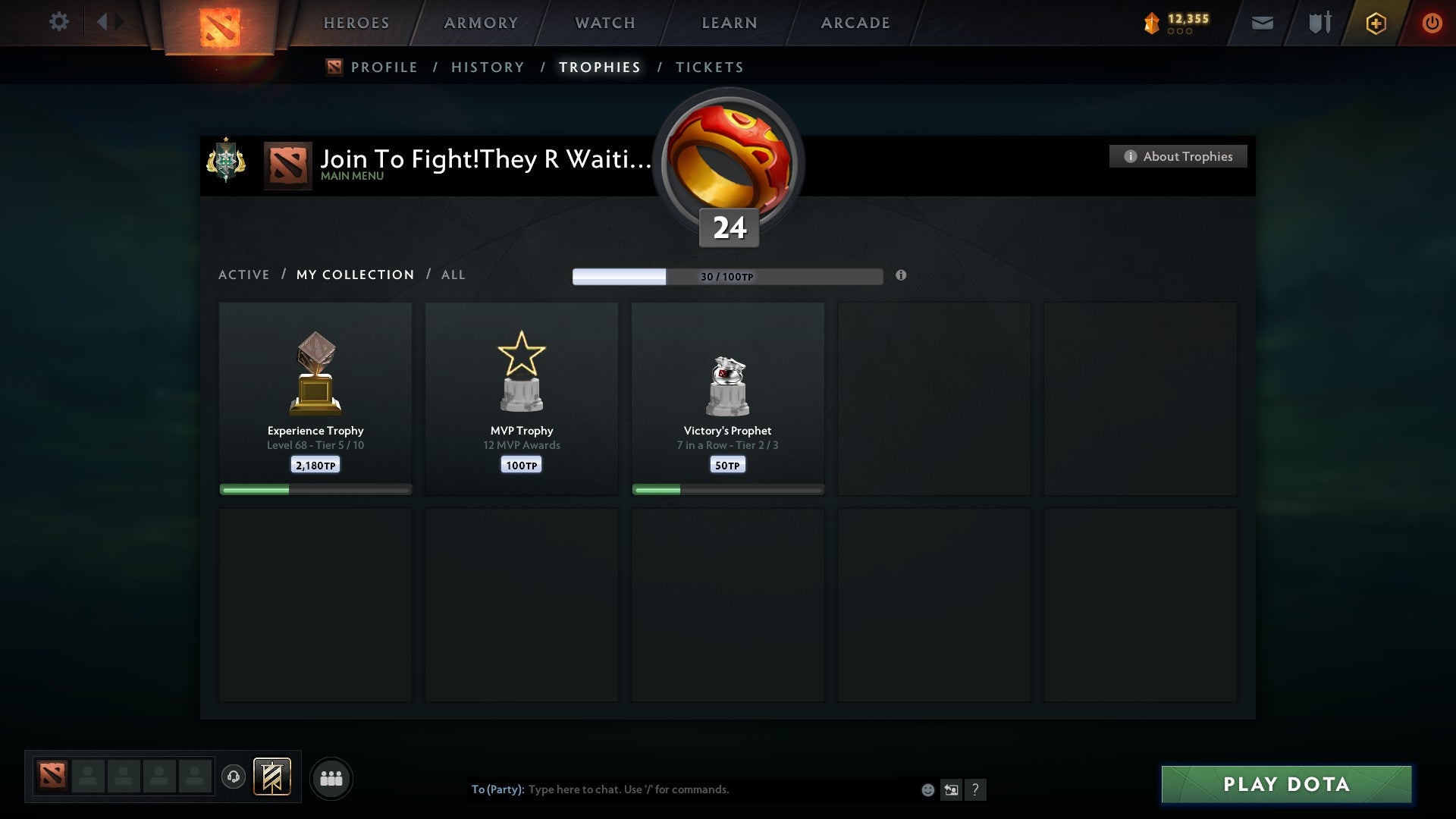 Archon I | MMR: 2341 - Behavior: 11885 - Communication: 11885