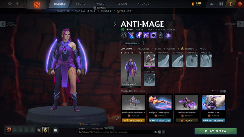 Ancien I | MMR : 3870 - Comportement : 8960