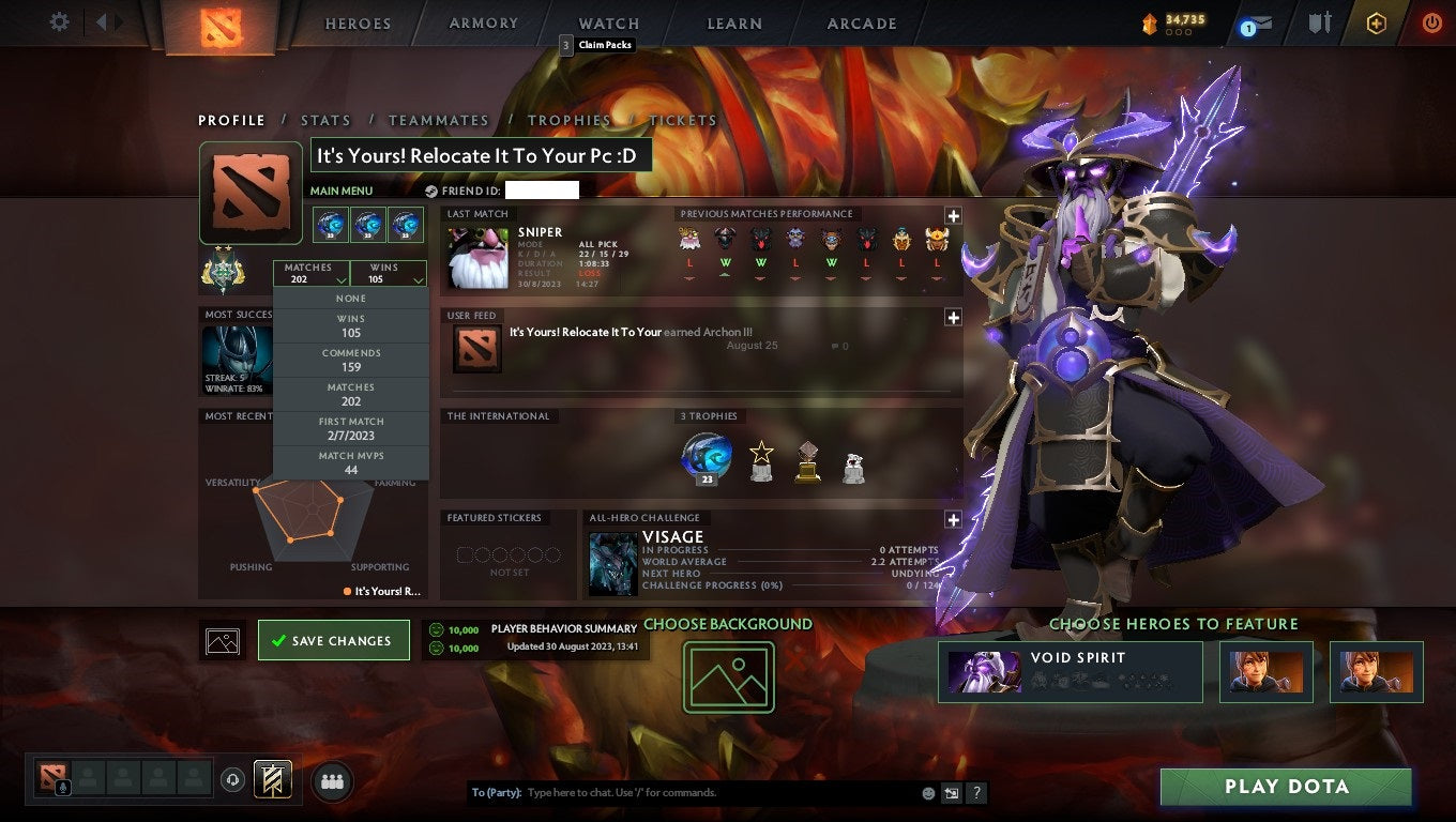 Archon II | MMR: 2405 - Behavior: 10000 - Communication: 10000