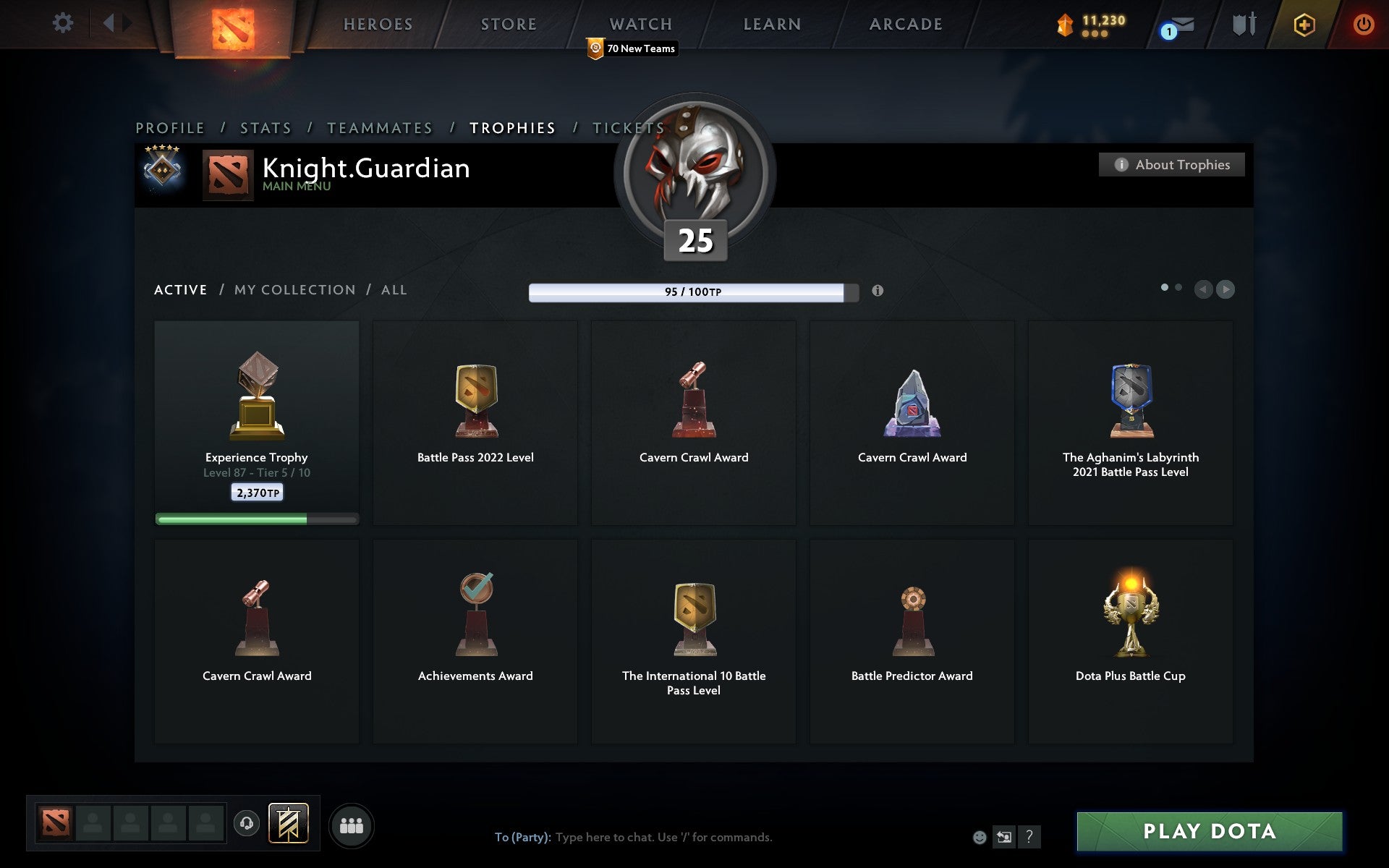 Guardian V | MMR: 1471 - Behavior: 9660