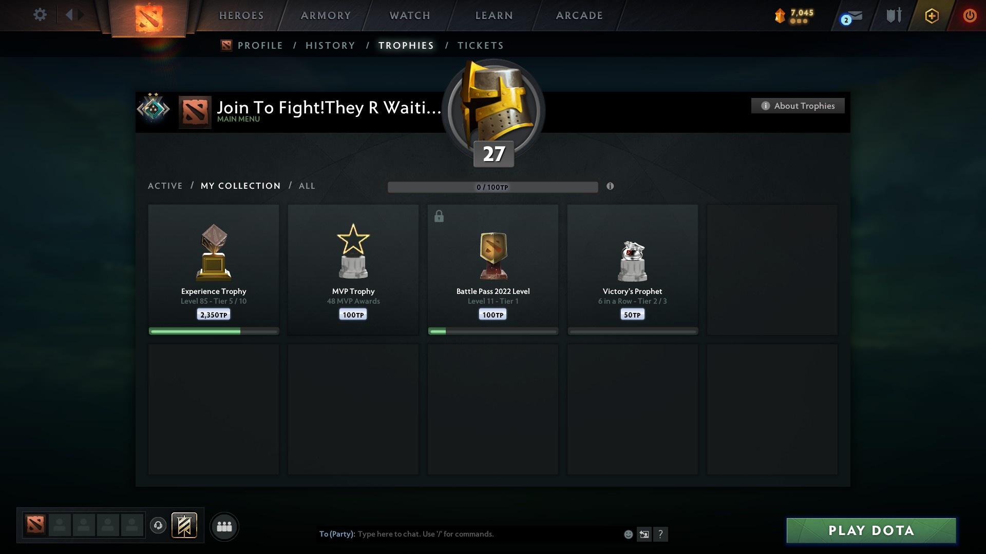 Crusader II | MMR: 1659 - Behavior: 9350 - Communication: 9350