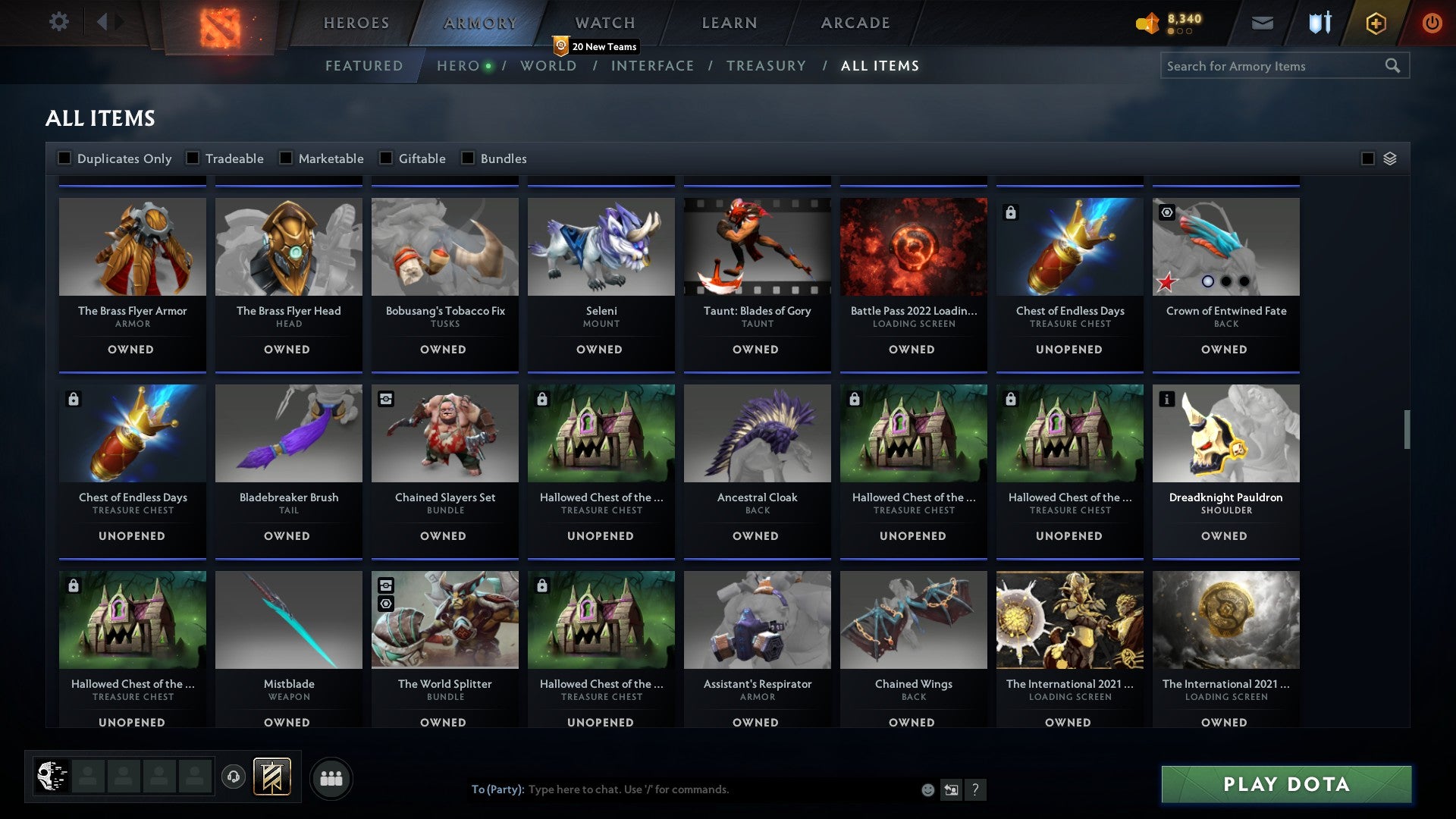 Immortal [409] | MMR: 8479 - Behavior: 11125 - Communication: 11125