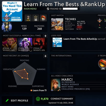 Divine IV | MMR: 5160 - Behavior: 9870