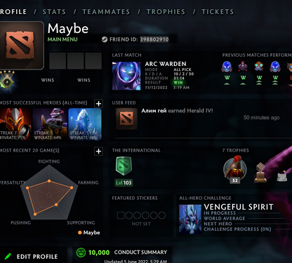 Héraut IV | MMR : 560 - Comportement : 10000 