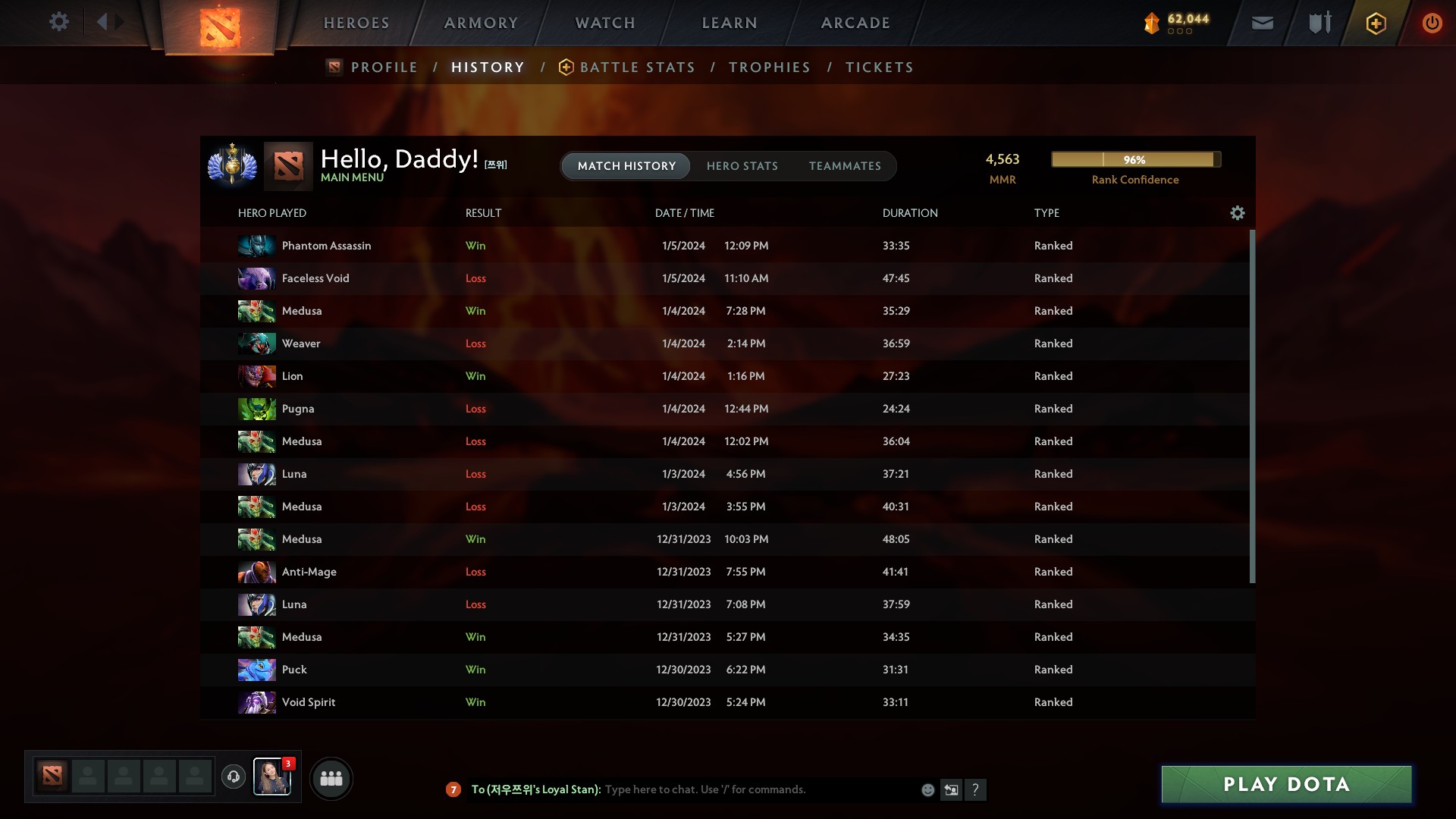 Divine I | MMR: 4563 - Behavior: 10007 - Communication: 10007