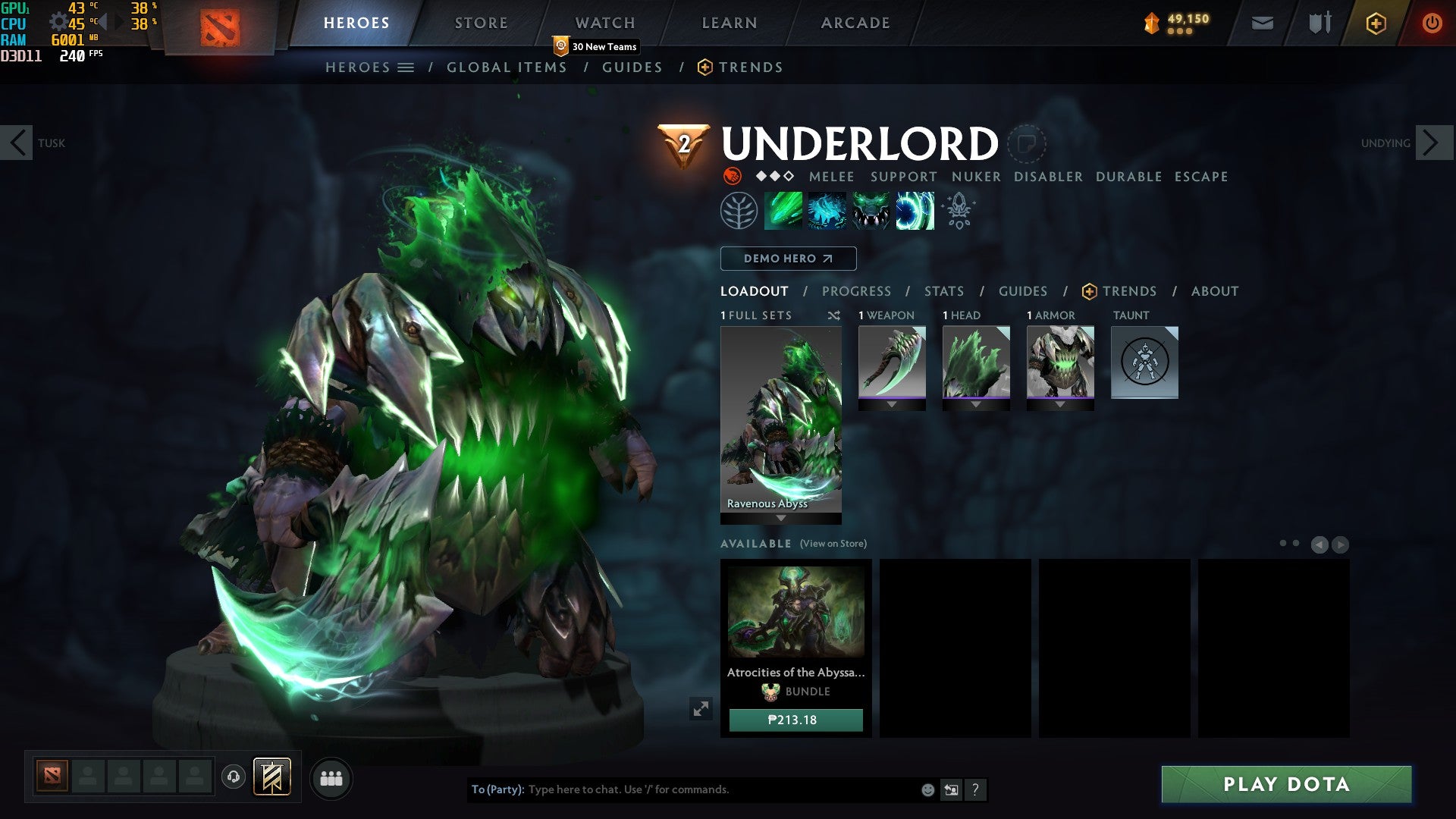 Archon V | MMR: 2840 - Behavior: 8545