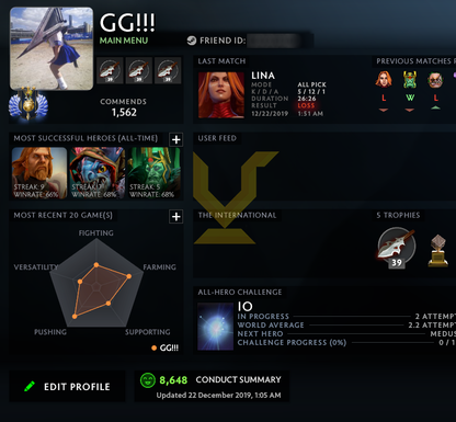 Divine III | MMR: 4890 - Behavior: 8648