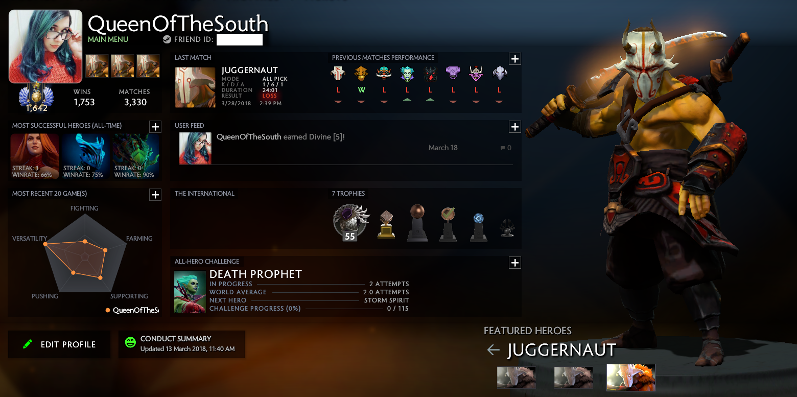 Élite divine [1642] | MMR : 5822 / À déterminer