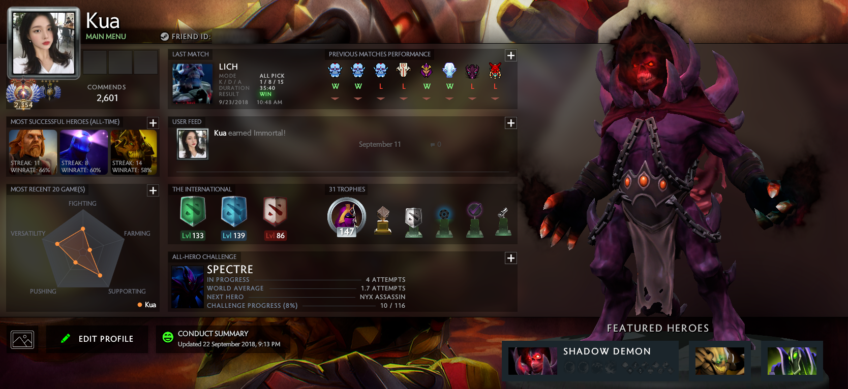 Immortel [2354] | RMM : 5779 / 4360