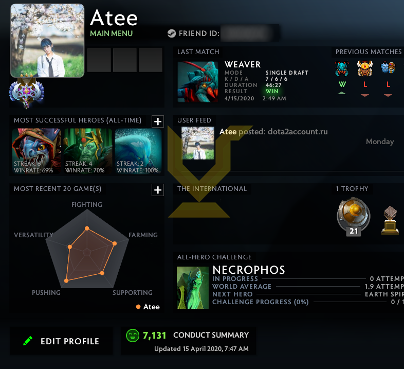 Ancient III | MMR: 4220 - Behavior: 7131