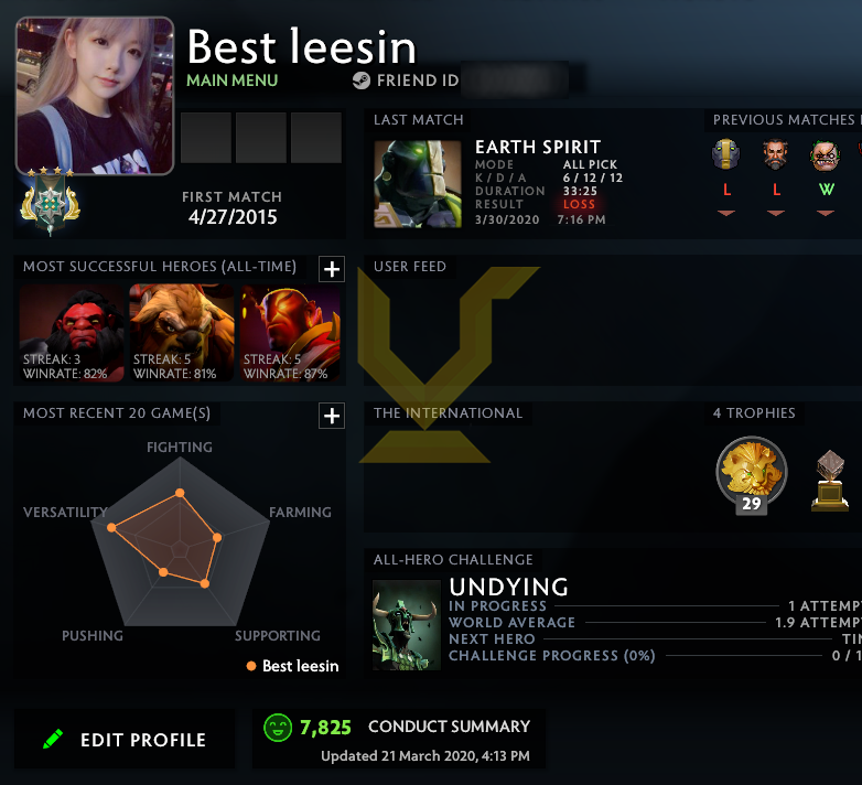 Archonte IV | MMR : 2740 - Comportement : 7825