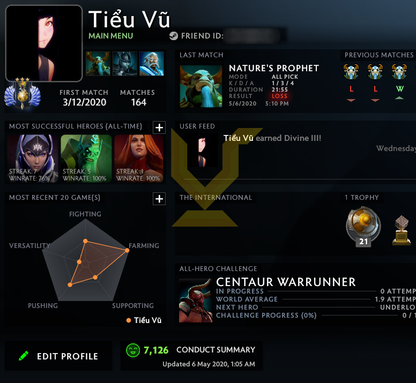 Divine III | MMR: 5210 - Behavior: 7126