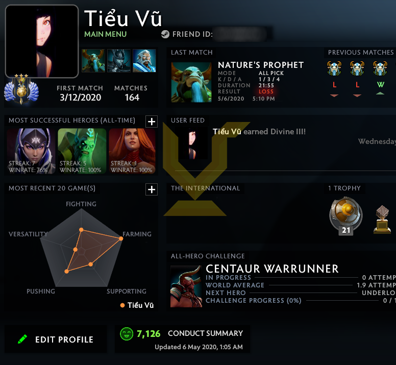 Divine III | MMR: 5210 - Behavior: 7126