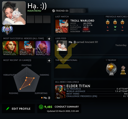 Ancient III | MMR: 4140 - Behavior: 9485