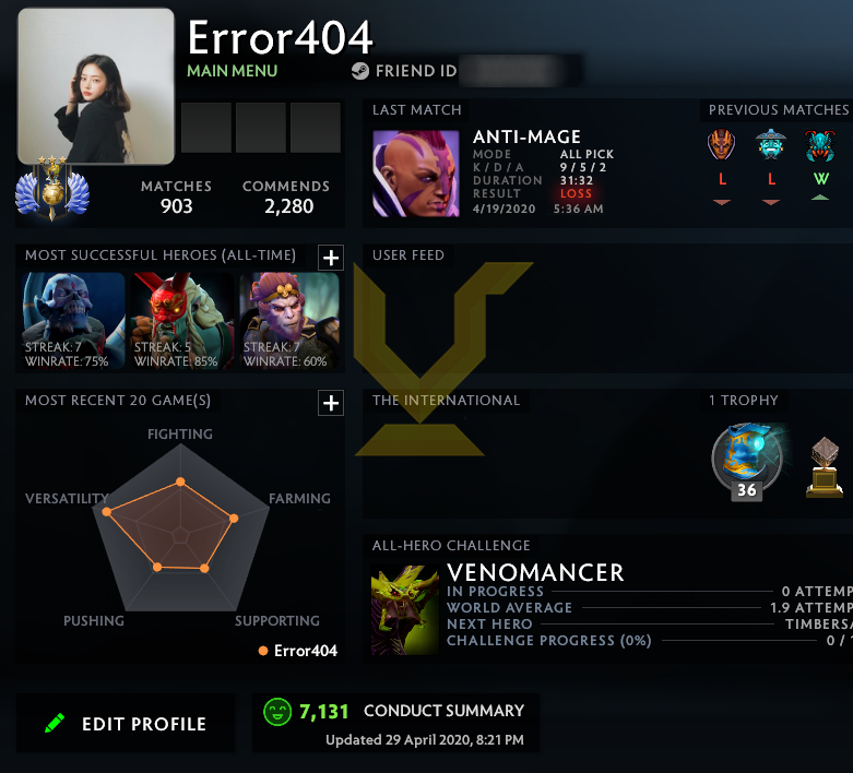 Divine III | MMR: 4850 - Behavior: 7131