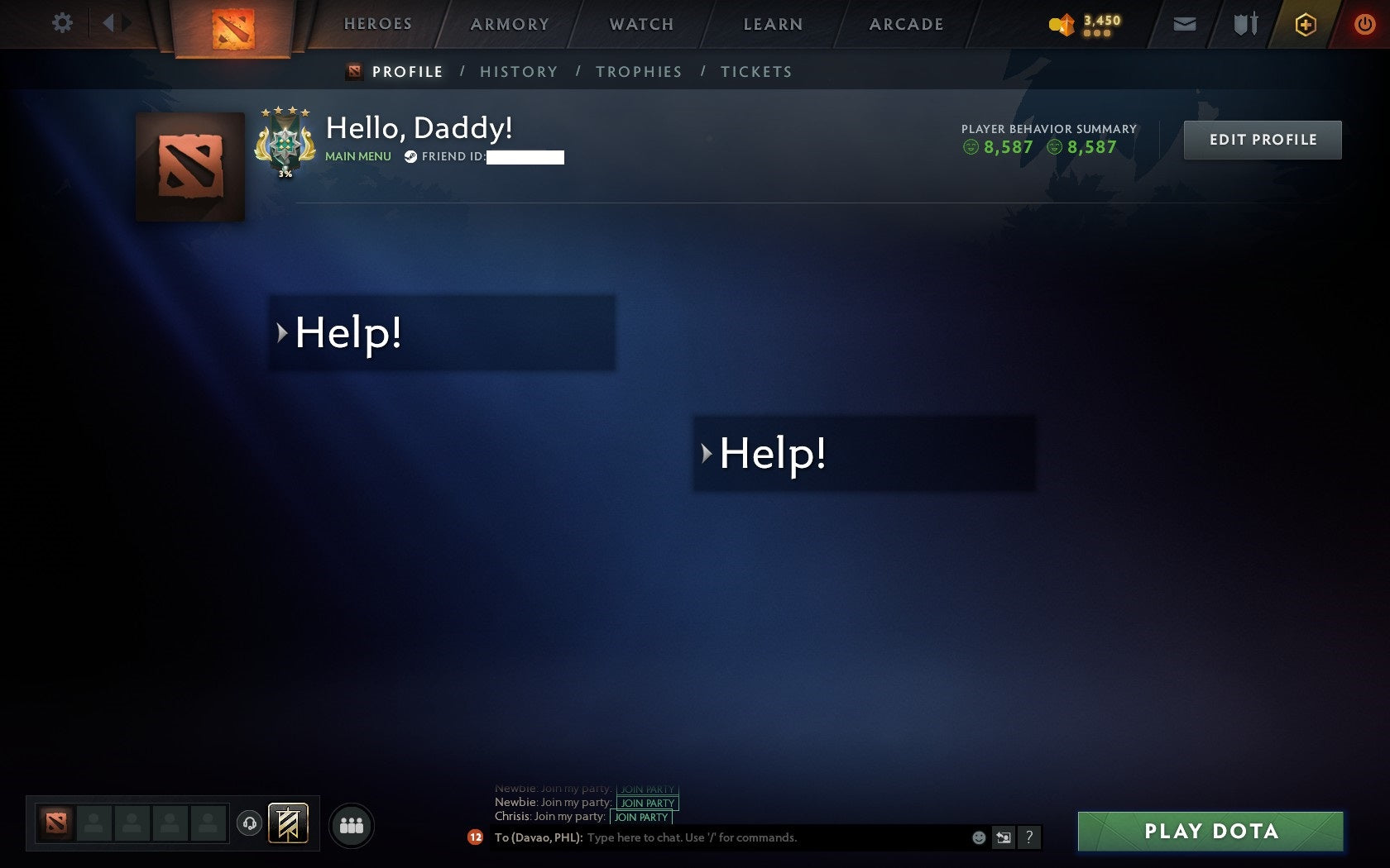 Archon IV | MMR: 2777 - Behavior: 8587 - Communication: 8587