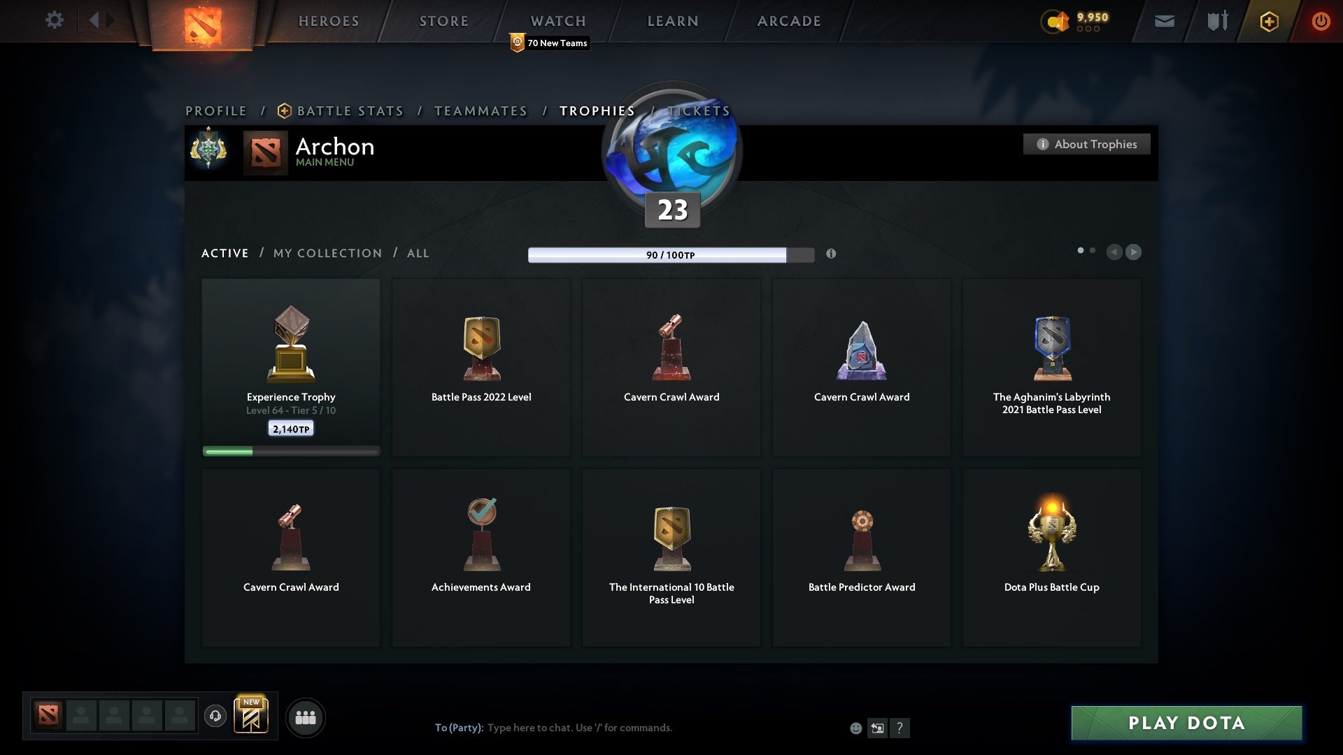 Archon I | MMR: 2324 - Behavior: 9130