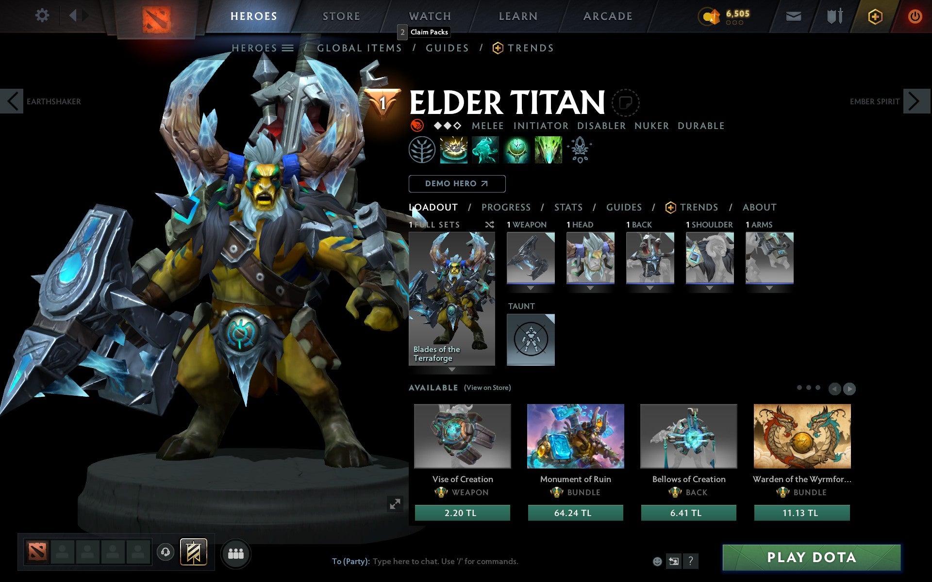 Herald I | MMR: 1 - Behavior: 9650