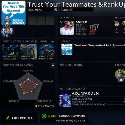 Ancient III | MMR: 4260 - Behavior: 8840