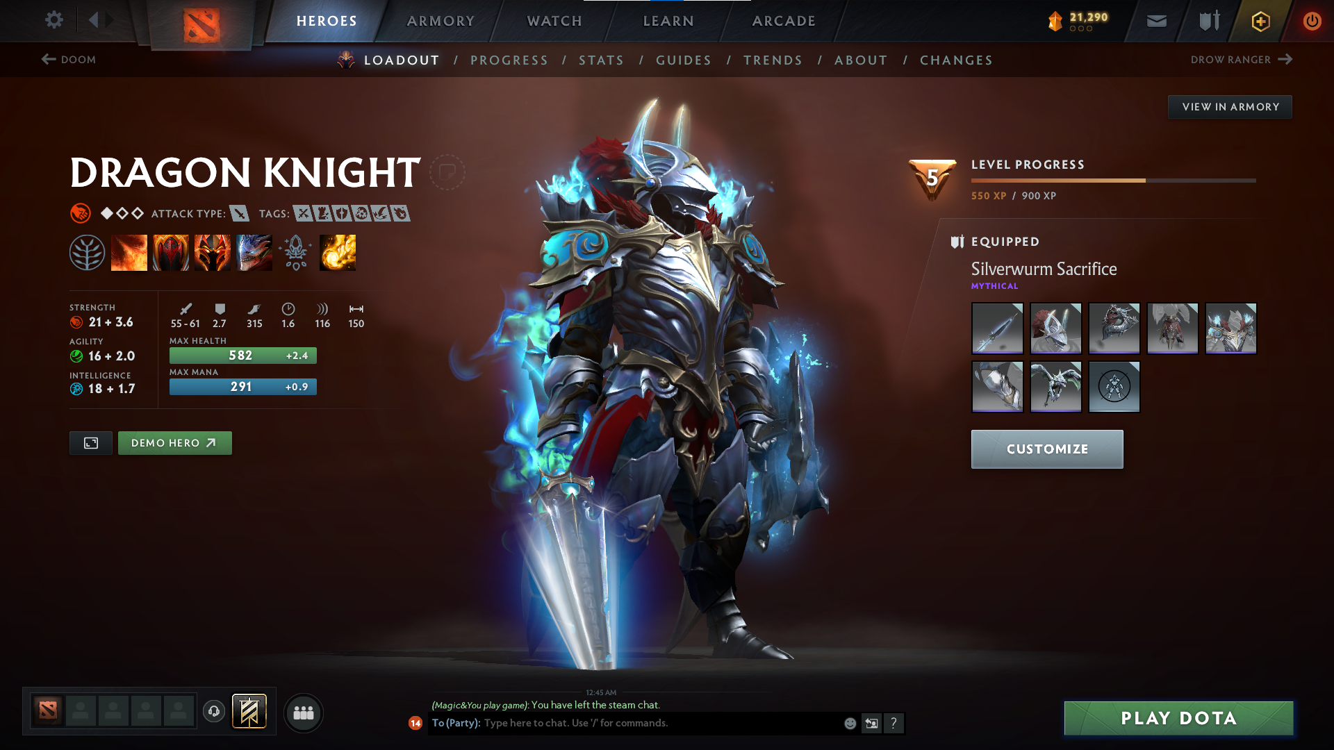 Legend III | MMR: 3411 - Behavior: 10258 - Communication: 10258