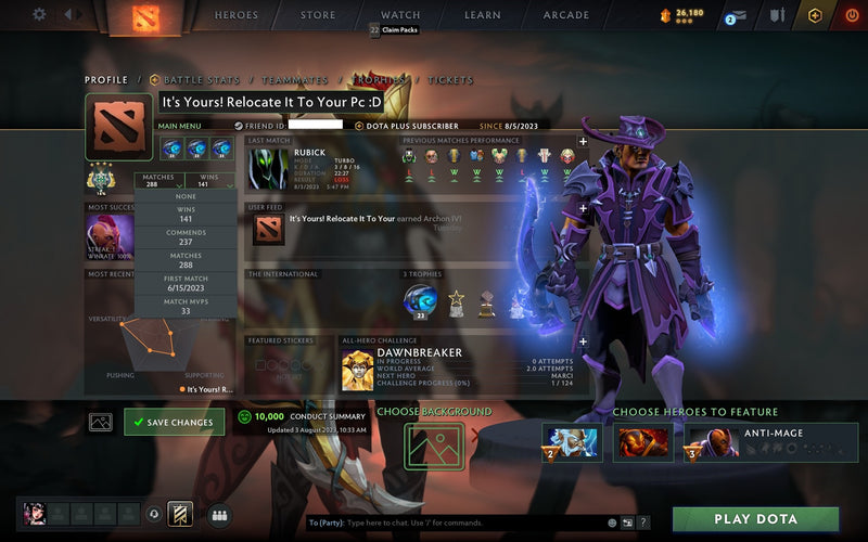 Archon IV | MMR: 2798 - Behavior: 10000