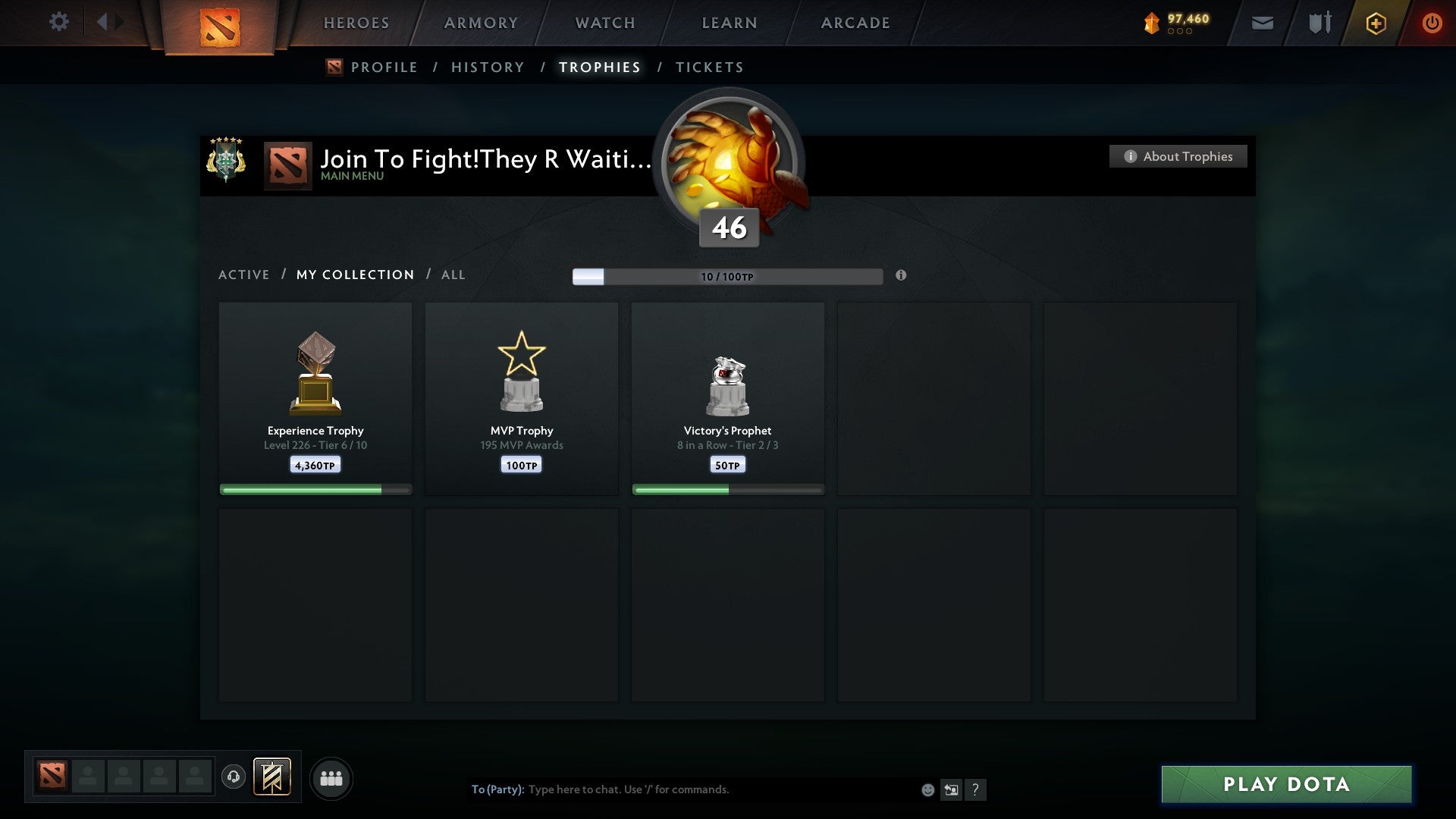 Archon V | MMR: 2880 - Behavior: 8845 - Communication: 8845