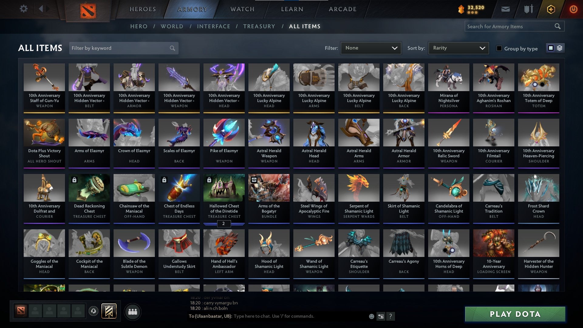 Legend I | MMR: 3159 - Behavior: 9133 - Communication: 9133